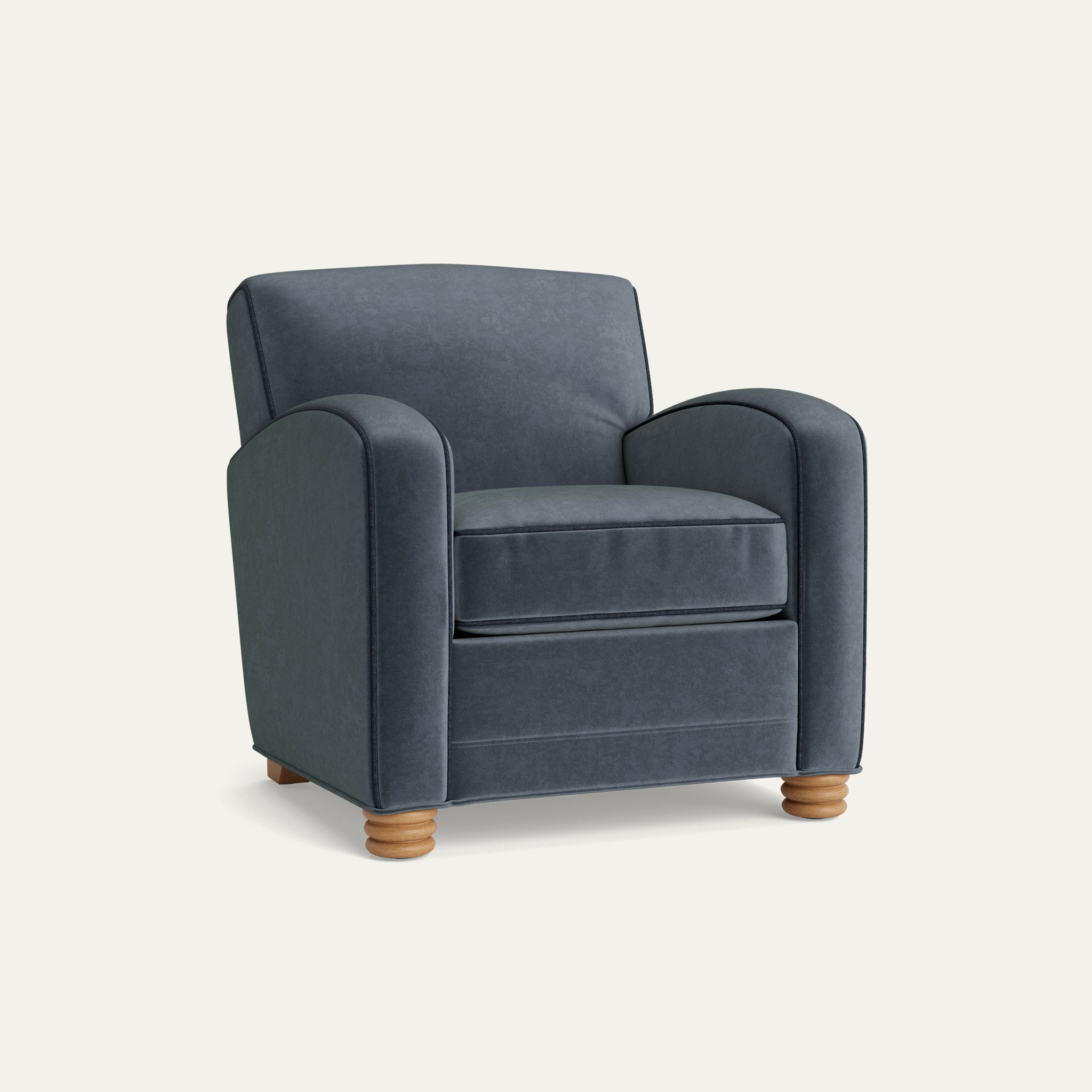 FEATURED: Shown with Rounded Stacked / Oak / Midnight Welt