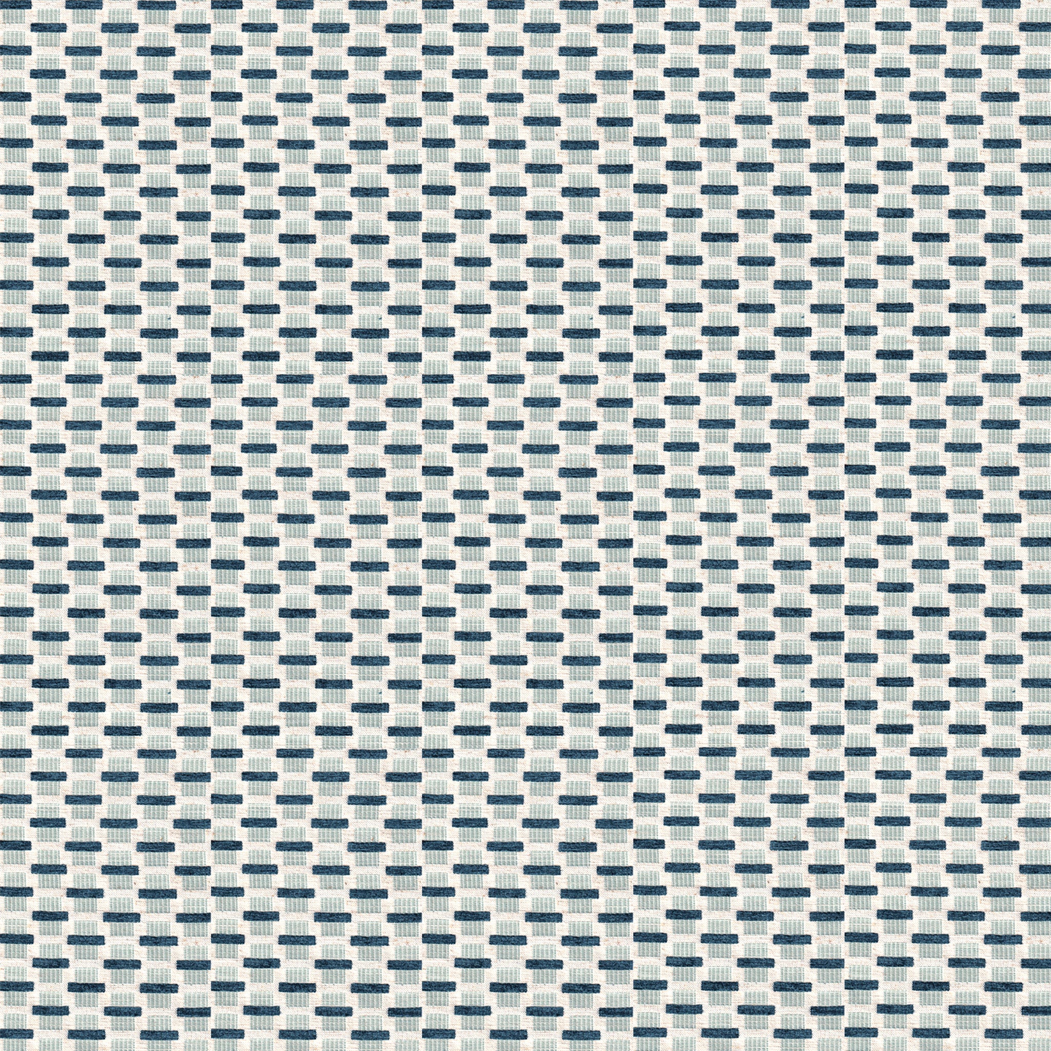 blue abstract geometric fabric
