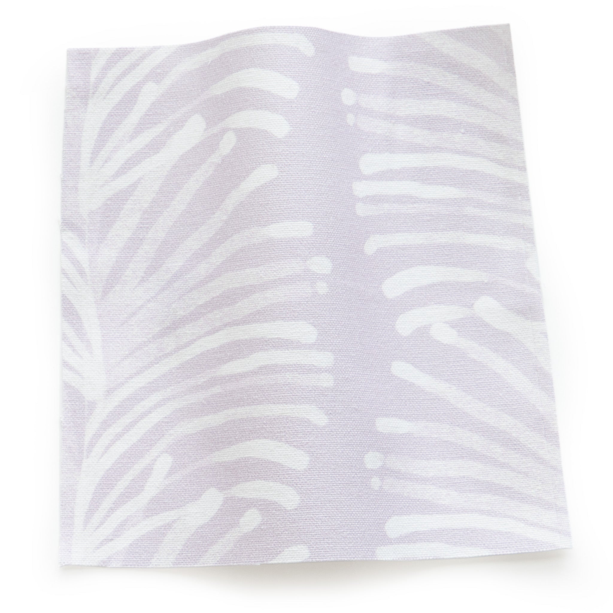 Emma Lavender fabric with soft white botanical pattern, made-to-order in the USA with short lead times and quality craftsmanship