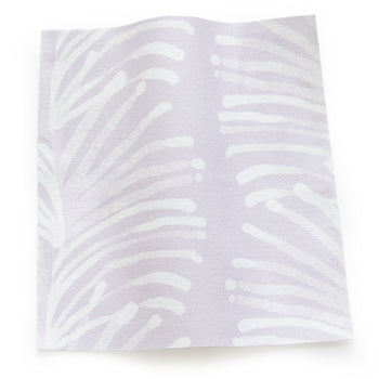 Emma Lavender fabric with soft white botanical pattern, made-to-order in the USA with short lead times and quality craftsmanship