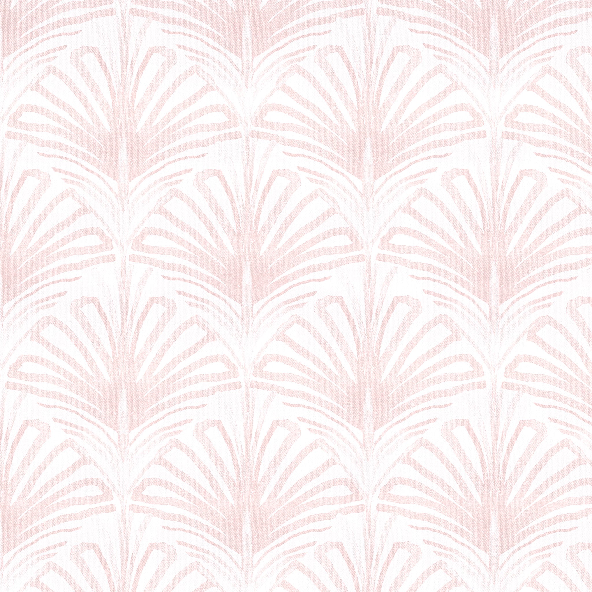 Suzy Rose made-to-order cotton fabric with soft pink palm leaf pattern, crafted in the USA with quick lead times