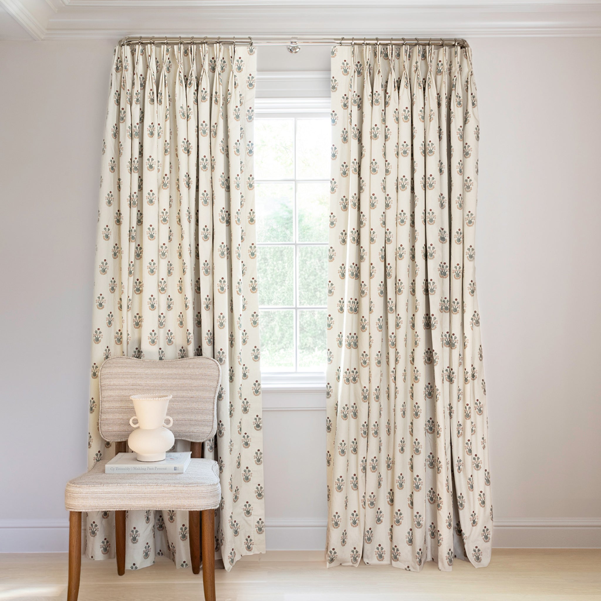 FEATURED: Shown in Pinch Pleat / Blackout