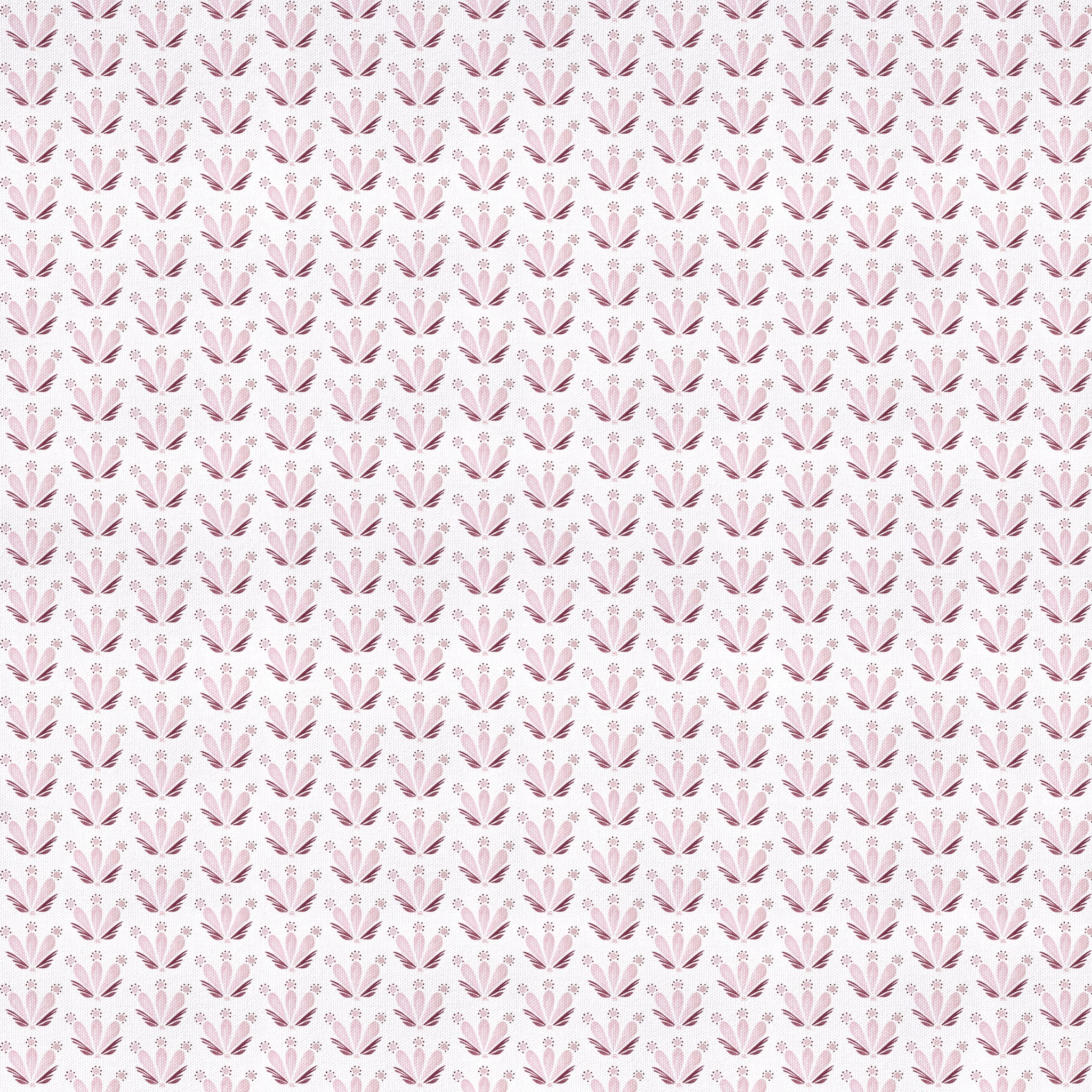 Serena Pink made-to-order fabric with delicate floral motifs, crafted in the USA offering quick lead times and quality.