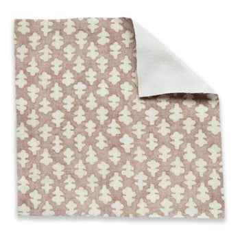 Quinn Mushroom fabric swatch featuring a soft mushroom tone with a subtle, textured patterned cotton weave.