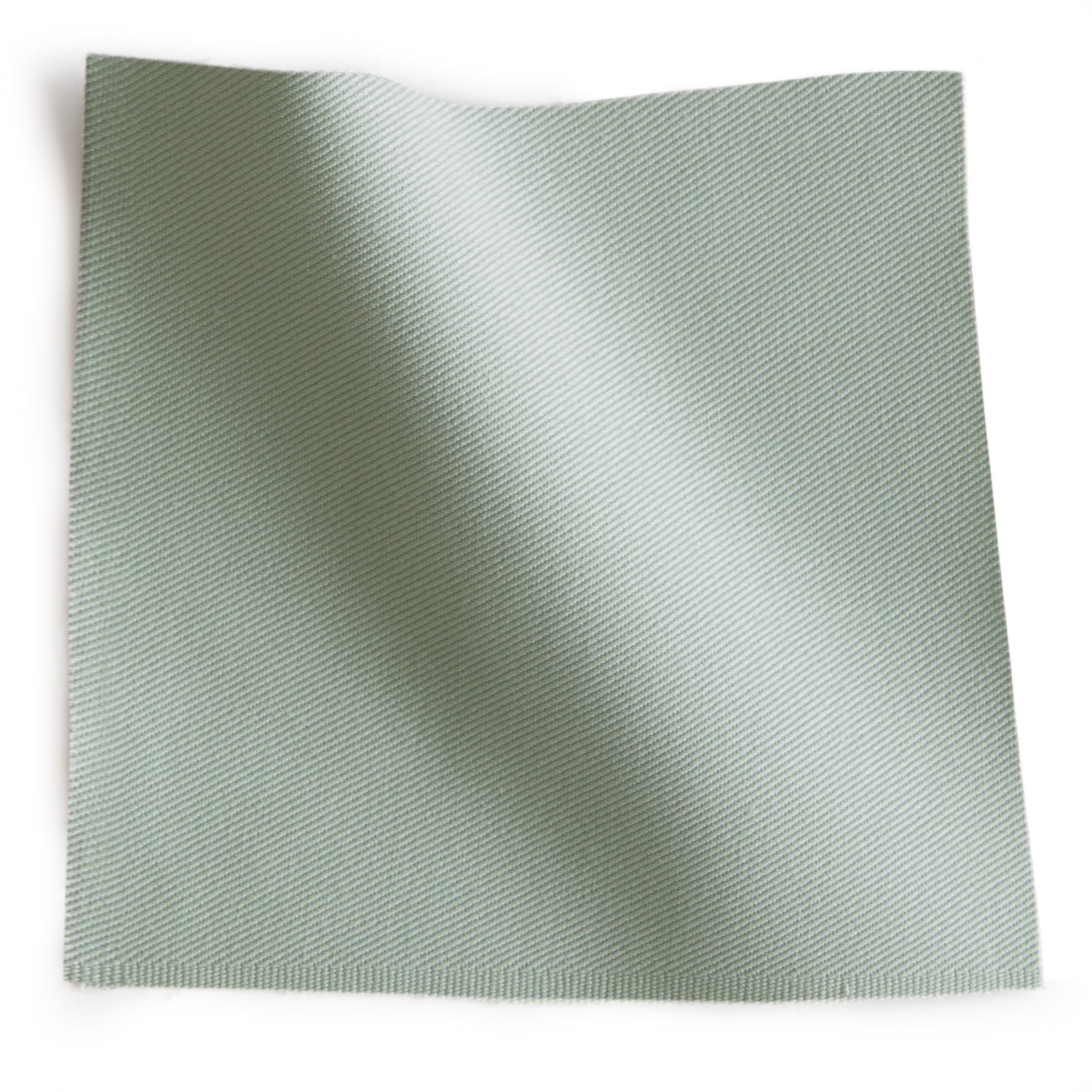 Sage made-to-order cotton fabric swatch in soft green, quality crafted with fast turnaround, manufactured in the USA