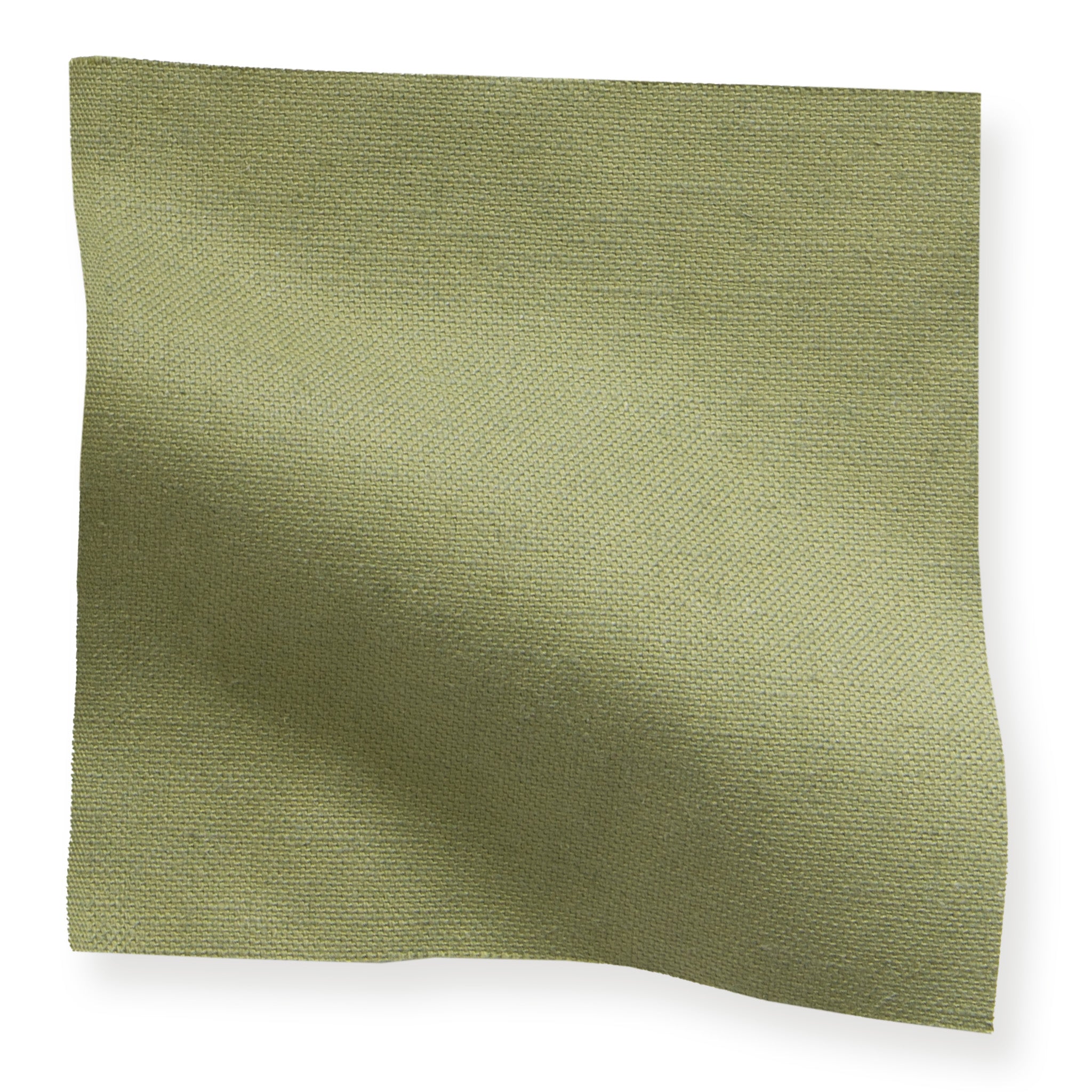 Moss fabric swatch highlighting custom linen texture and color for Pepper Home’s James Bed with a tailored, sophisticated look.