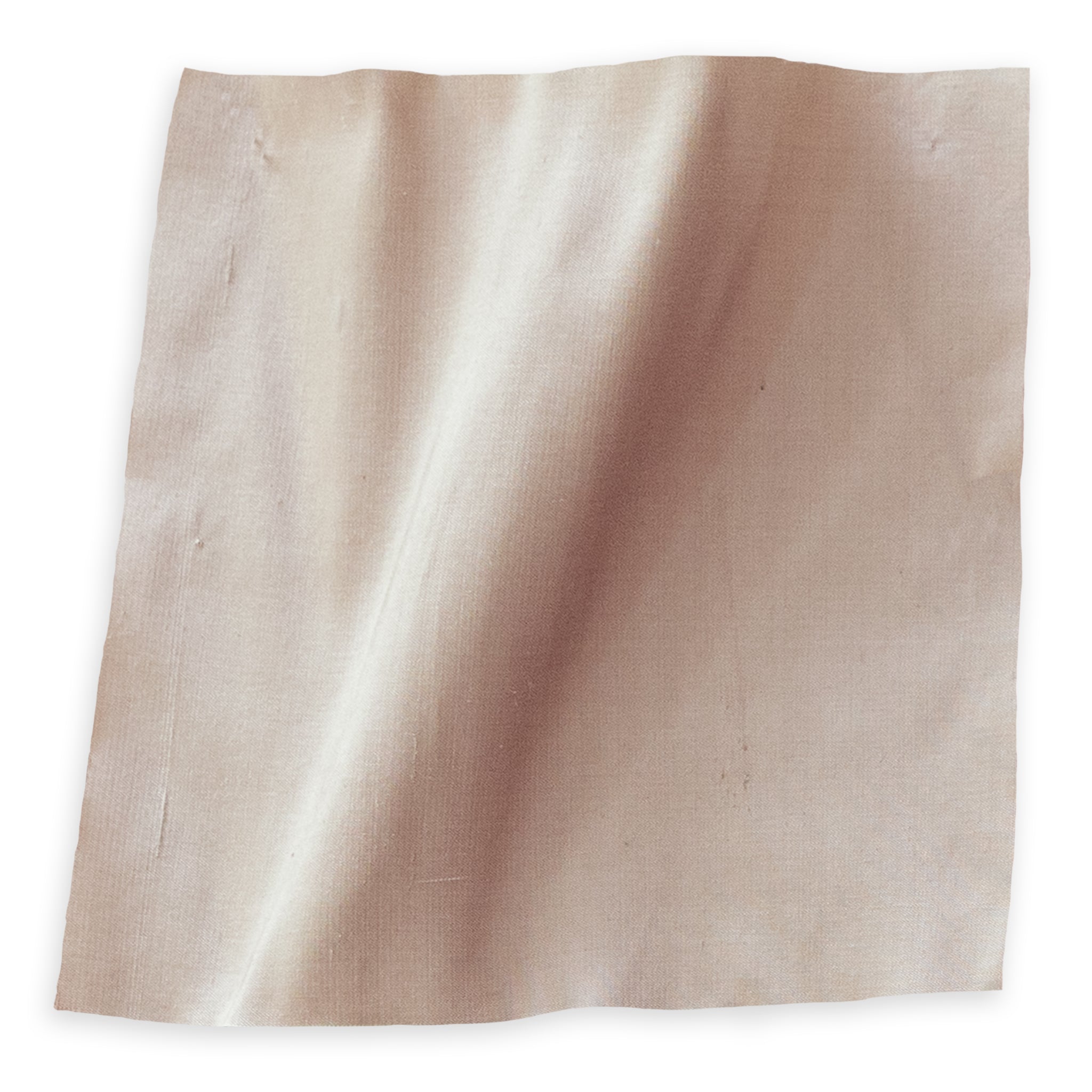 Blush solid silk fabric swatch with soft texture, made-to-order, short lead times, manufactured in the USA