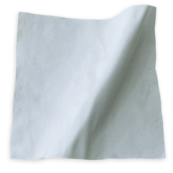 Slate fabric swatch in soft solid silk with subtle drape, made-to-order, short lead times, manufactured in the USA