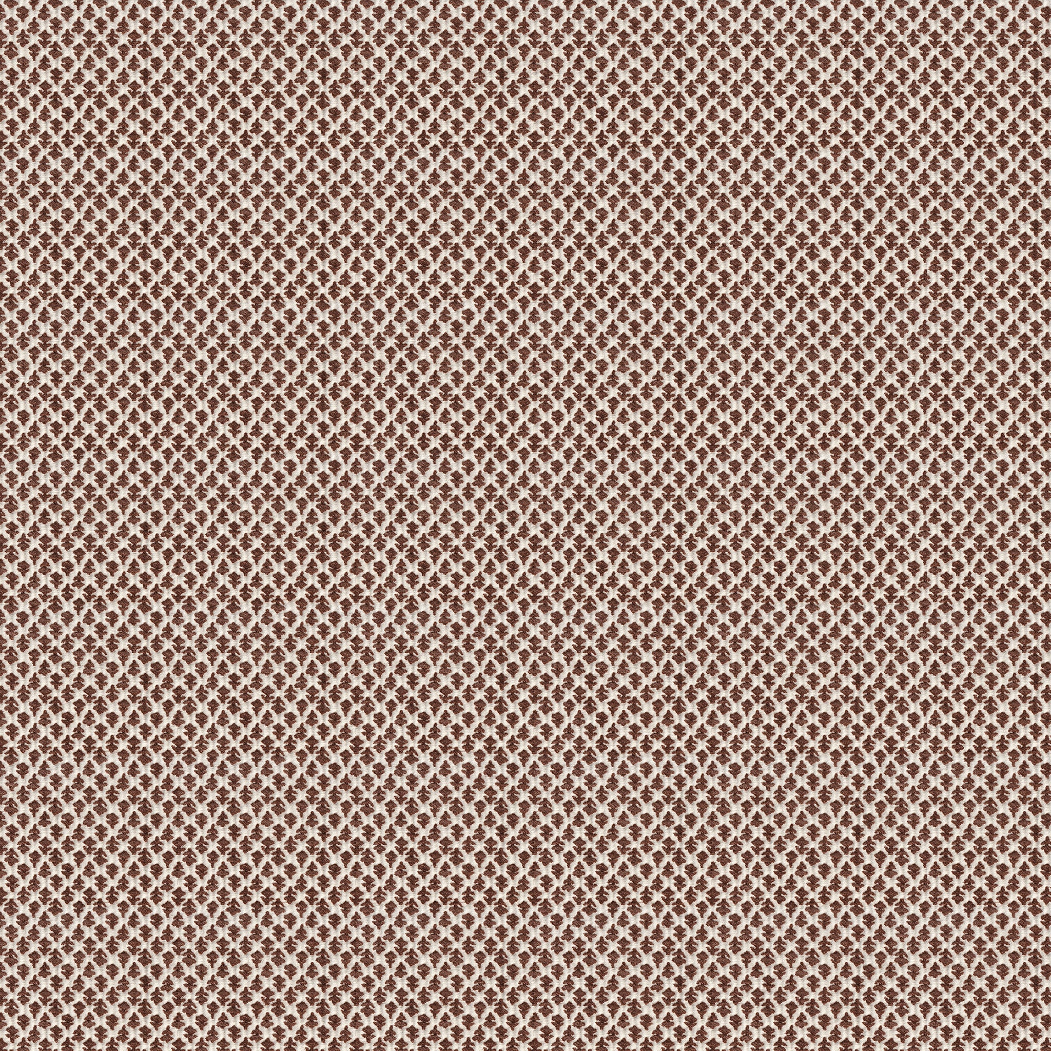 Quinn Chestnut fabric featuring a textured basketweave pattern in warm brown tones, perfect for custom upholstery projects