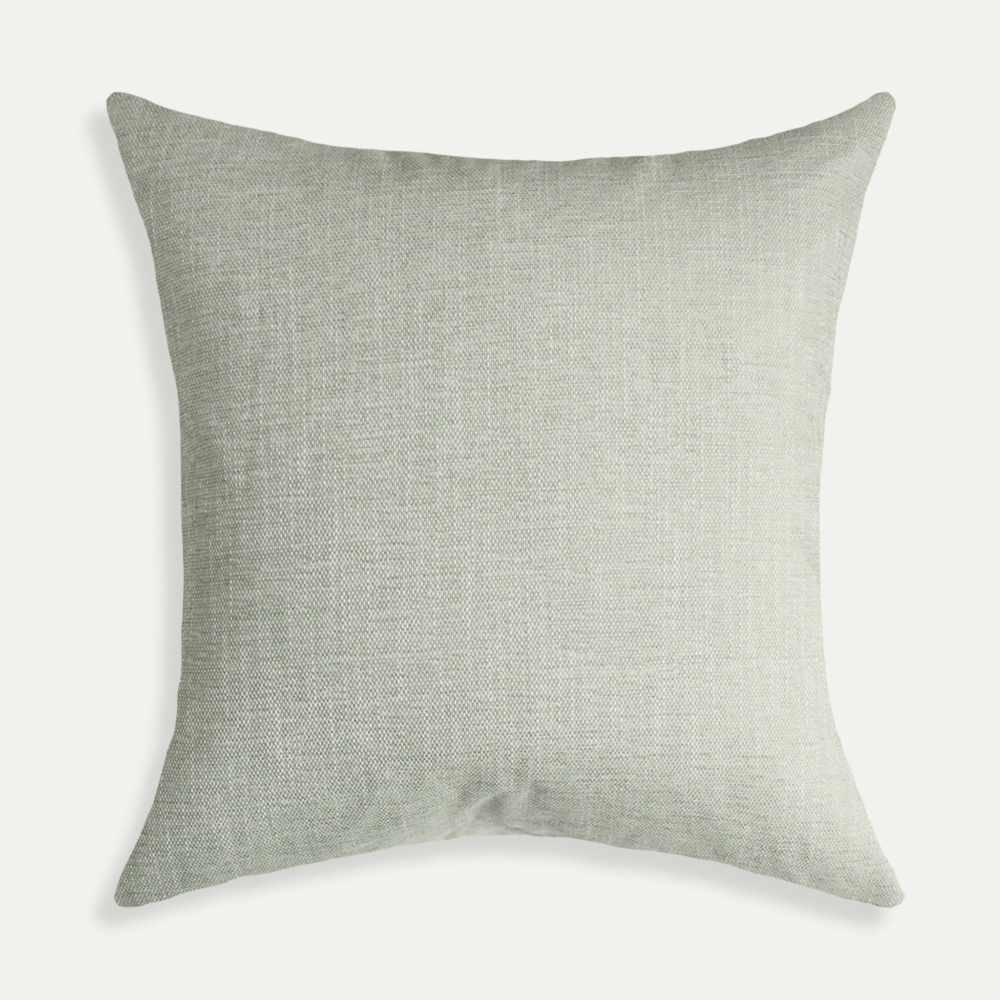 Sea Salt decorative pillow in soft performance woven fabric, made-to-order with short lead times, crafted in the USA quality design