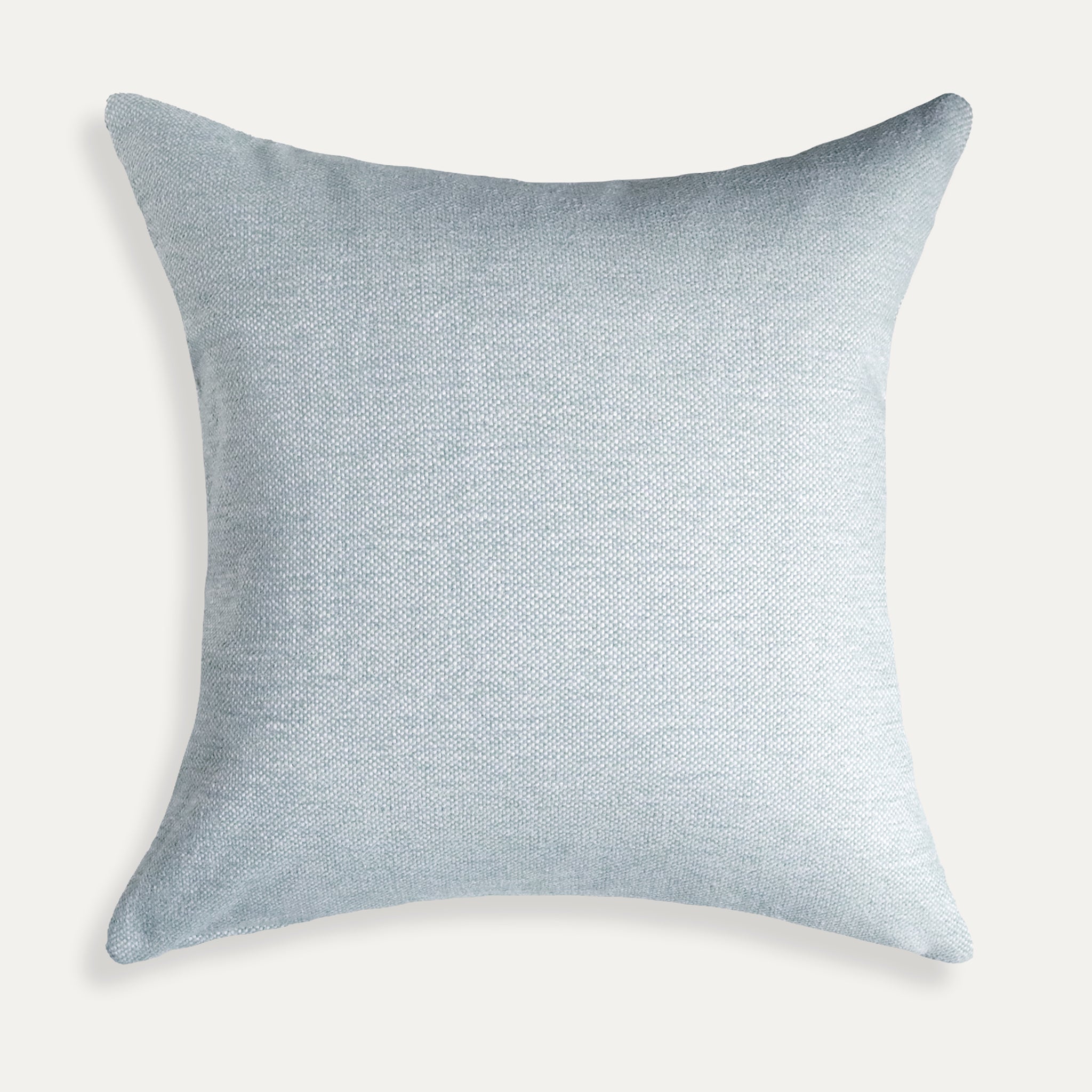 Sky decorative pillow in soft performance woven fabric, made-to-order with quick turnaround, manufactured in the USA quality design