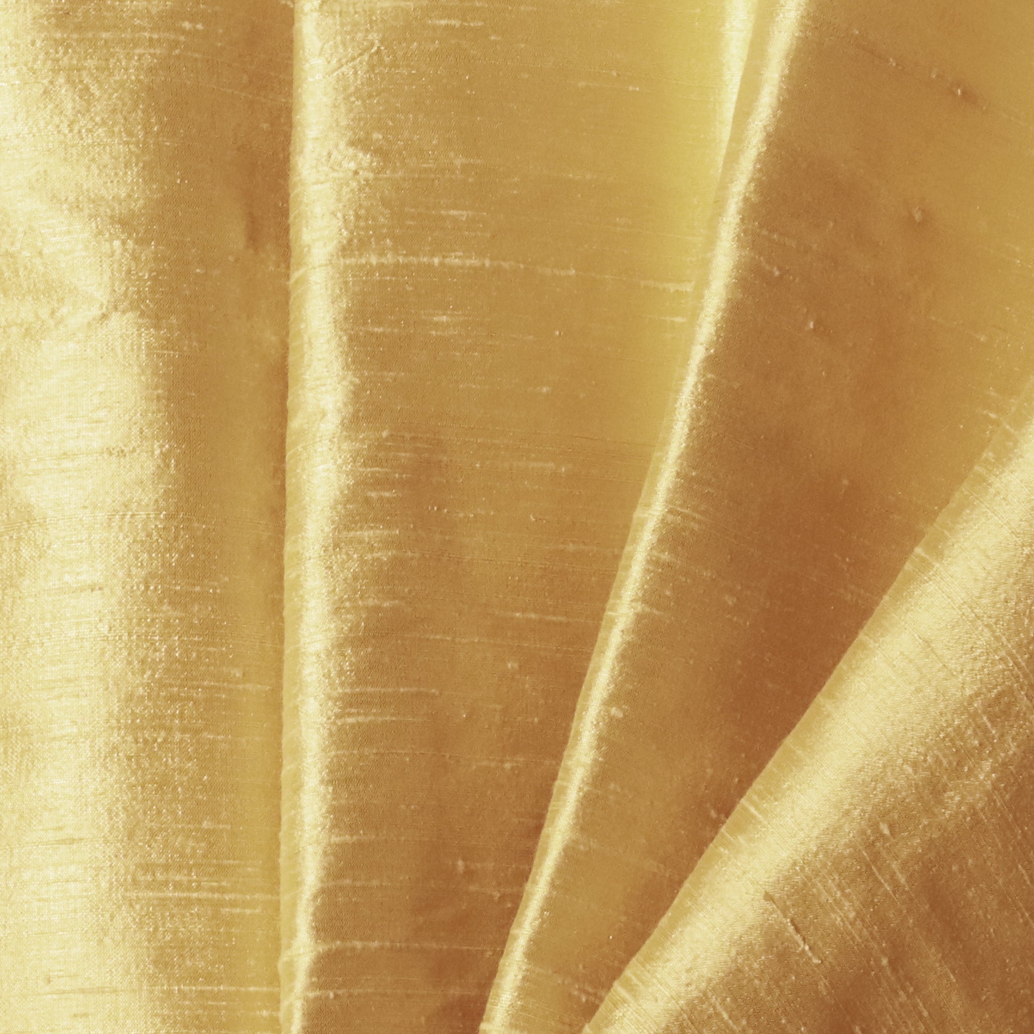 Goldenrod silk fabric with subtle texture, made-to-order with short lead times, high quality, manufactured in the USA