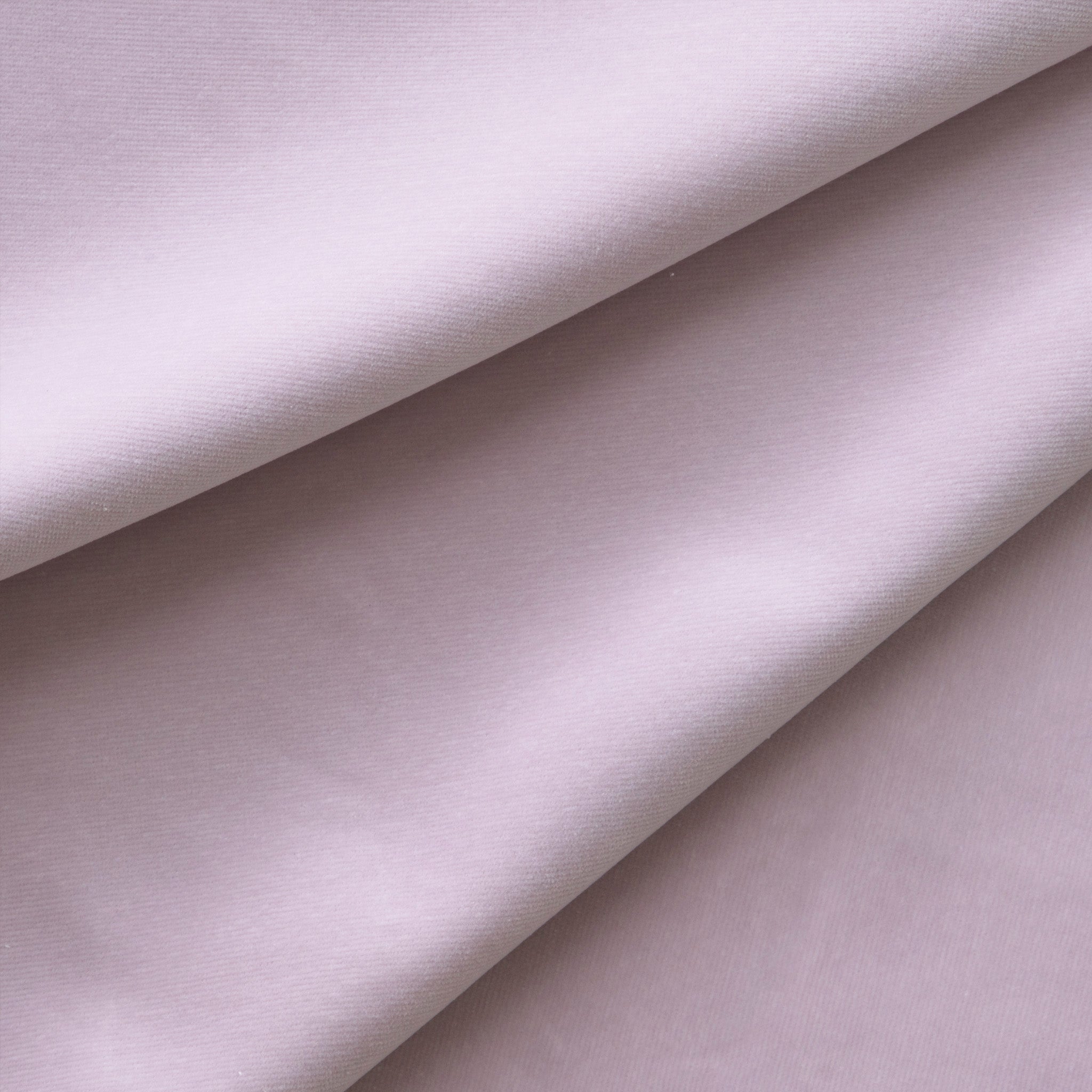 Lilac made-to-order velvet fabric in soft pastel purple, crafted in the USA with quick turnaround and quality design