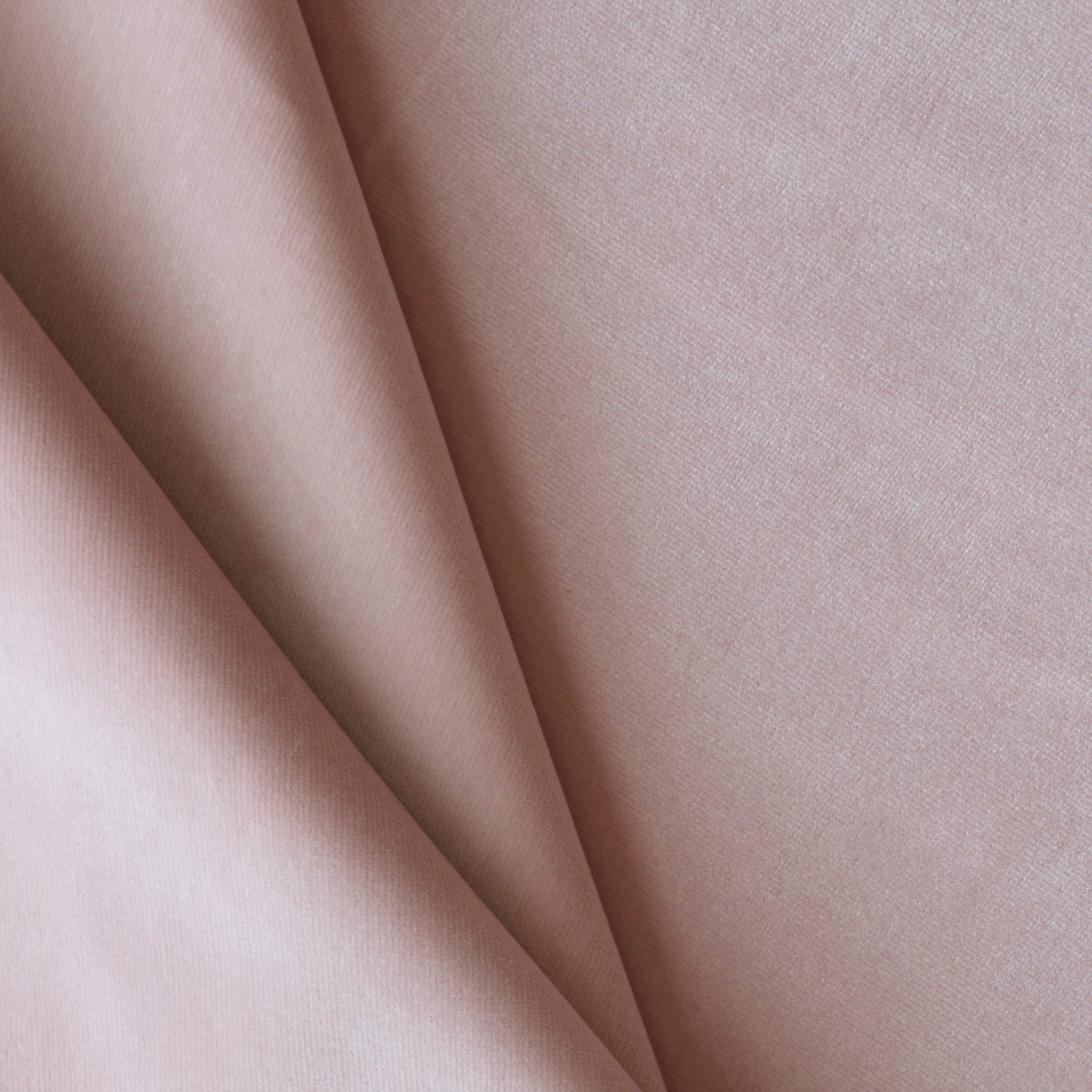 Mauve soft velvet fabric with a smooth texture, made-to-order in the USA with quick lead times and quality design