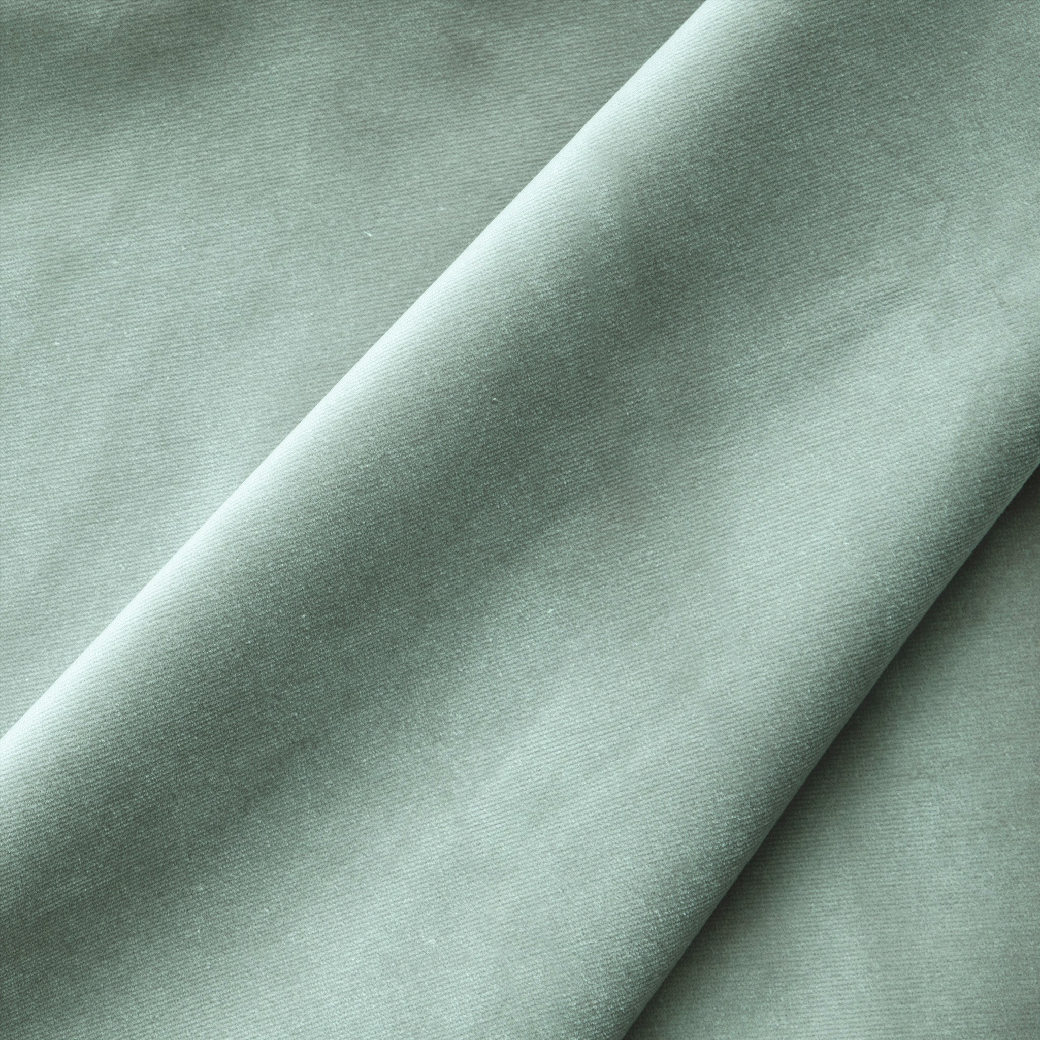 Sea Salt made-to-order velvet fabric in soft muted green, crafted in the USA with quick turnaround and quality design