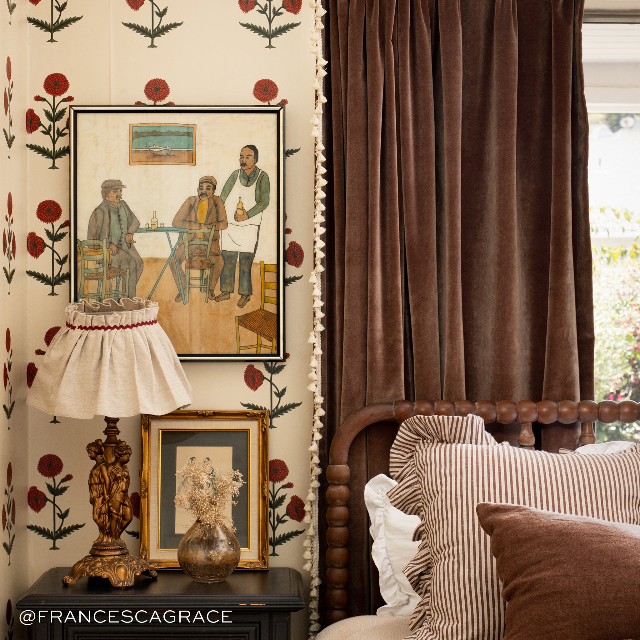 Walnut made-to-order custom curtains in rich brown velvet, crafted in the USA with quick lead times and quality design