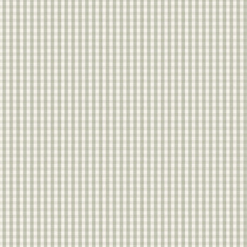 Millie Sage custom woven curtain fabric with muted green gingham check pattern by Pepper Home.