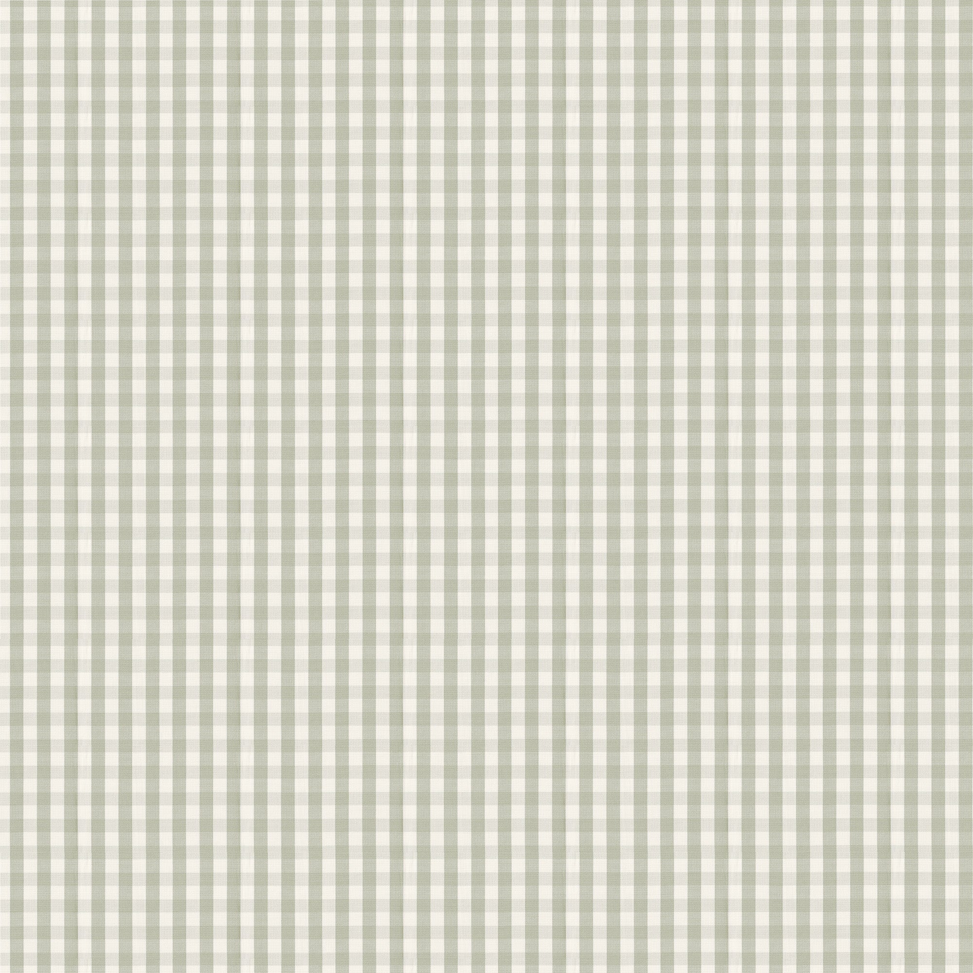 Millie Sage custom woven curtain fabric with muted green gingham check pattern by Pepper Home.