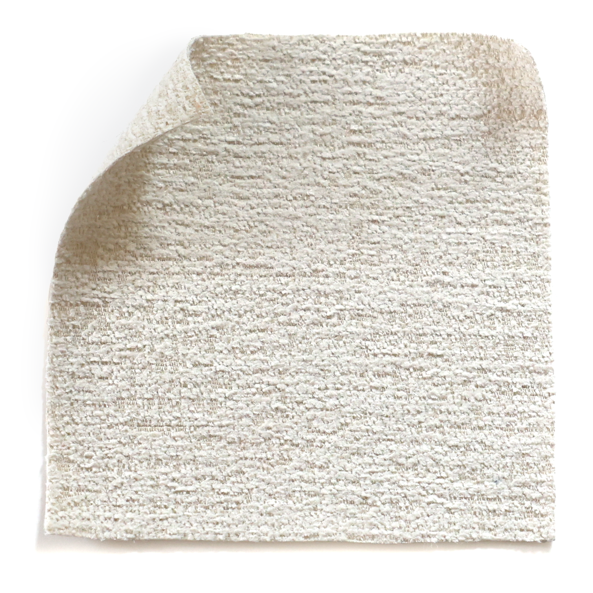 Coconut fabric swatch in soft solid woven performance material, made-to-order, short lead times, manufactured in the USA