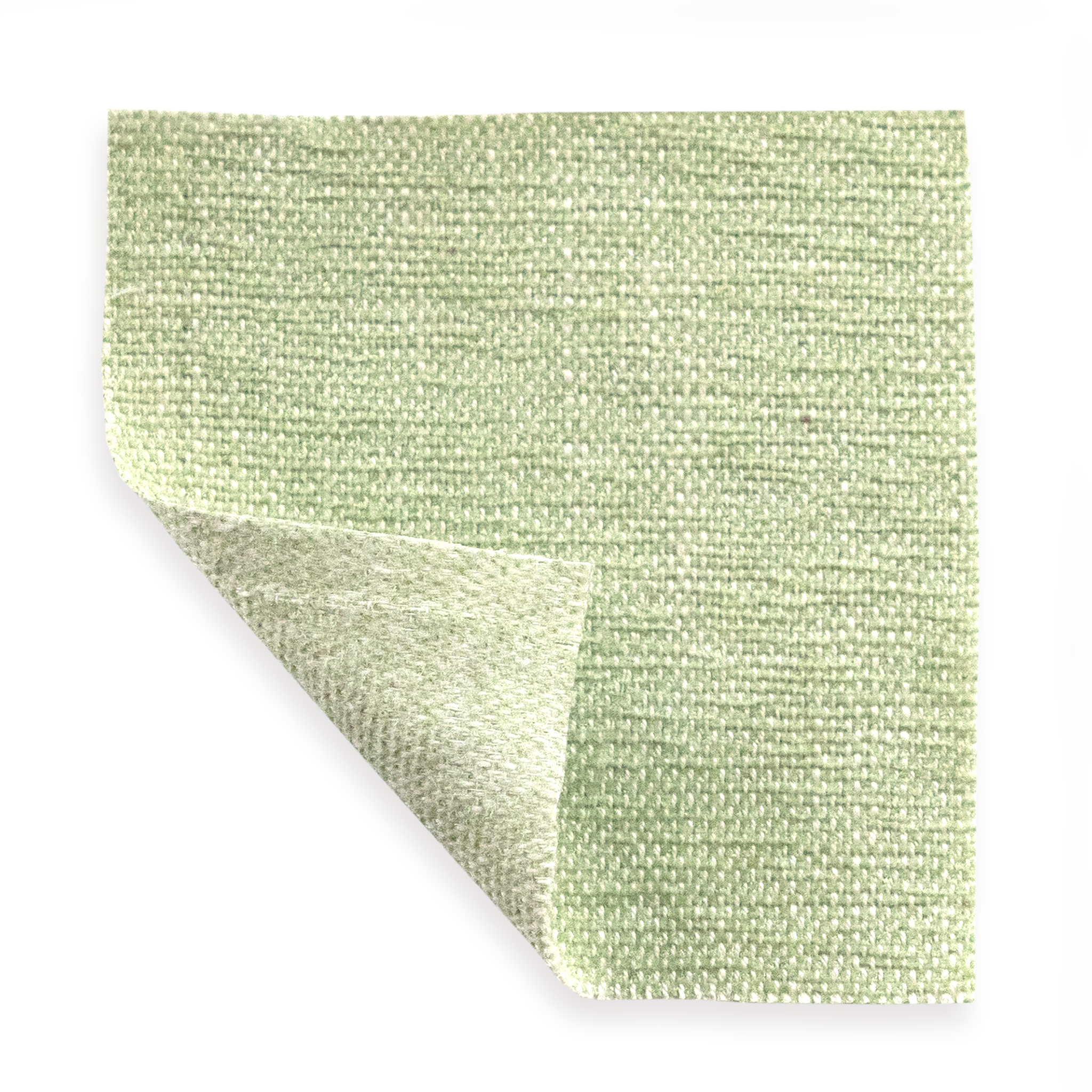 Meadow light green woven performance fabric with subtle texture, made-to-order, short lead times, crafted in the USA
