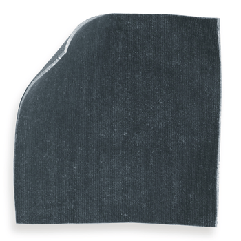 Baltic Velvet fabric swatch in deep blue-gray, soft texture ideal for fast, custom made-to-order home decor projects