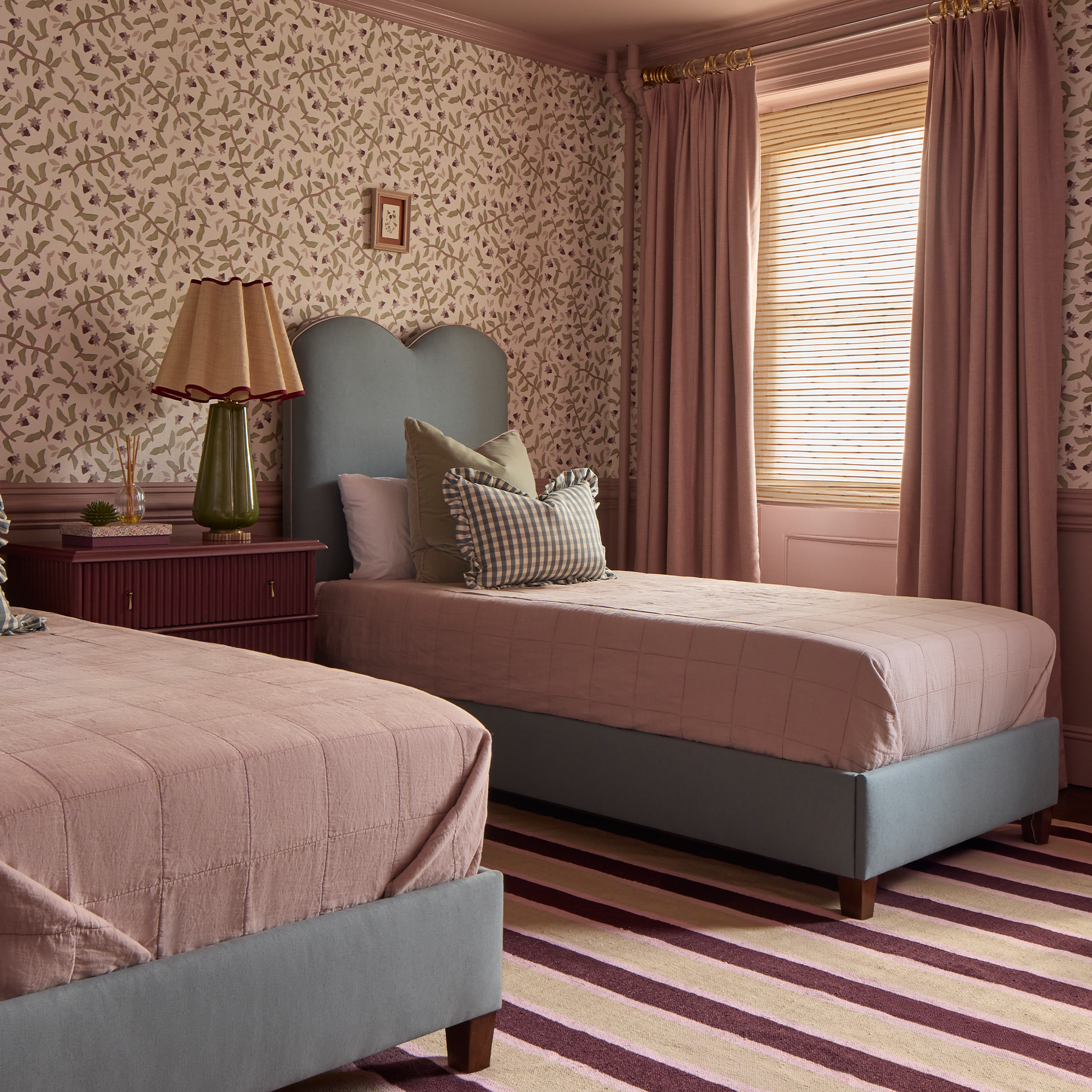 FEATURED: Twin Theodora Bed in Harbor / Millie Pillow